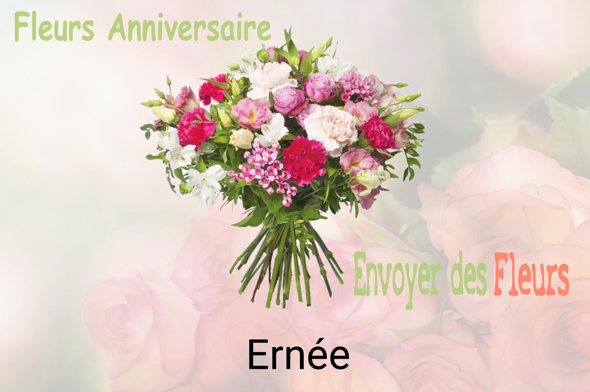 Bouquet de fleurs d’anniversaire livré à Ernée