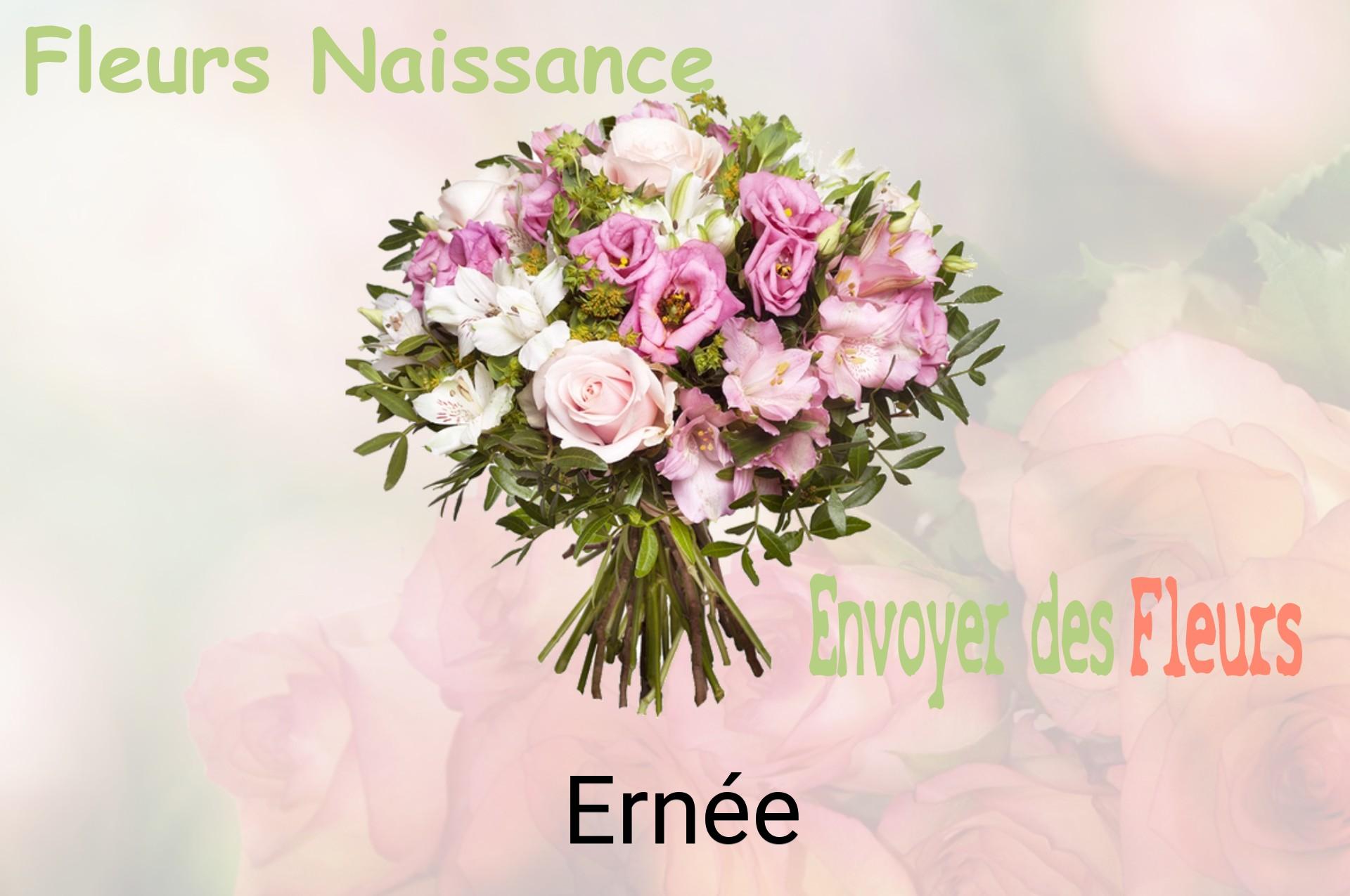 Bouquet de fleurs de naissance livré à Ernée